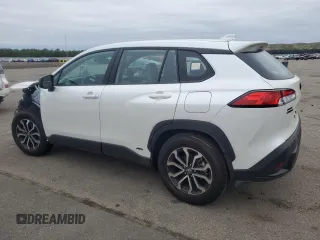 2023 Toyota Corolla Cross Hybrid S with VIN 7MUFBABG3PV010278, listed as a Copart auction lot 62003485 with 13,807 mi miles and Salvage title. Bid and sale history available at DreamBid. Image 2.