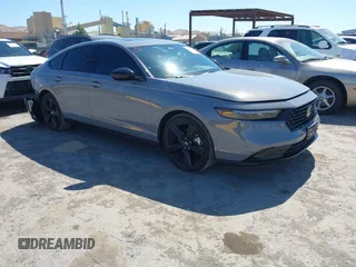 2024 Honda Accord Sport-L with VIN 1HGCY2F77RA095350, listed as a IAAI auction lot 42299931 with 51,339 mi miles and . Bid and sale history available at DreamBid. Image 1.