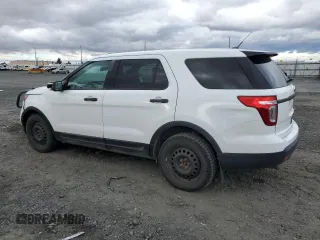 2015 Ford Utility Police Interceptor with VIN 1FM5K8AR9FGB25943, listed as a Copart auction lot 78365124 with 153,322 mi miles and Salvage Title. Bid and sale history available at carsss.com. Image 2.