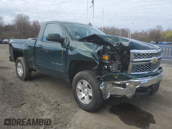 2015 Chevrolet Silverado 1500 LT with VIN 1GCNKREC4FZ336620, listed as a Copart auction lot 53743685 with 66,122 mi miles and Salvage Title. Bid and sale history available at carsss.com. Image 4.