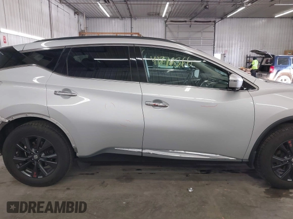 2018 Nissan Murano S with VIN 5N1AZ2MH3JN103483, listed as a IAAI auction lot 41770866 with 99,698 mi miles and . Bid and sale history available at DreamBid. Image 14.
