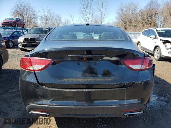 2016 Chrysler 200 S with VIN 1C3CCCBG7GN192986, listed as a Copart auction lot 48104005 with 165,724 mi miles and Clean Title. Bid and sale history available at carsss.com. Image 6.
