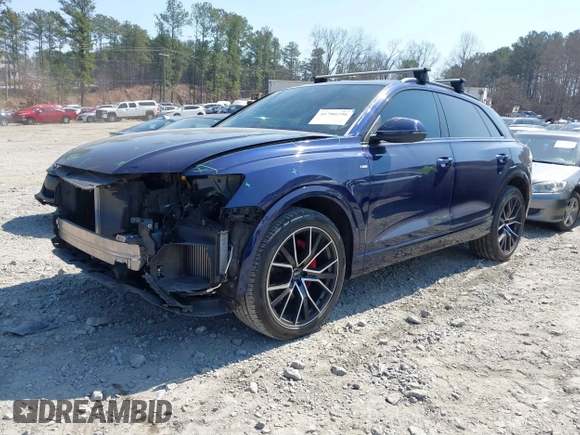 2019 Audi Q8 Premium Plus z VIN WA1EVBF18KD028606, wystawiony jako IAAI lot #41780296 z przebiegiem 72 117 mil mil oraz . Historia ofert i sprzedaży dostępna na DreamBid. Obrazek 20.
