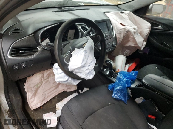 2016 Chevrolet Malibu LT with VIN 1G1ZE5ST0GF302031, listed as a Copart auction lot 48154965 with 0 mi miles and Salvage Title. Bid and sale history available at carsss.com. Image 8.