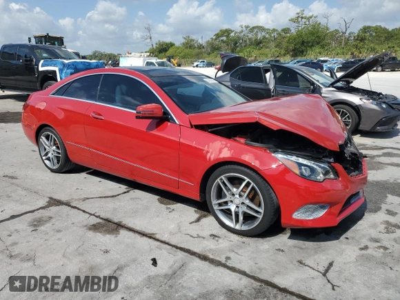 2014 Mercedes-Benz E 350 with VIN WDDKJ5KB2EF224463, listed as a Copart auction lot 57806985 with 69,980 mi miles and Salvage title. Bid and sale history available at DreamBid. Image 4.