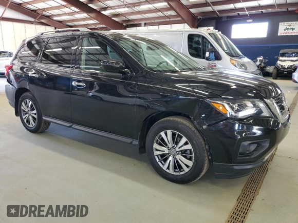 2019 Nissan Pathfinder SV with VIN 5N1DR2MM3KC638871, listed as a Copart auction lot 55072765 with 63,857 mi miles and Clean Title. Bid and sale history available at carsss.com. Image 4.