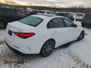 2024 Mercedes-Benz C 43 AMG z VIN W1KAF8HB9RR236684, wystawiony jako Copart lot #45281485 z przebiegiem 467 mil mil oraz Szkoda całkowita • Salvage title. Historia ofert i sprzedaży dostępna na DreamBid. Obrazek 3.