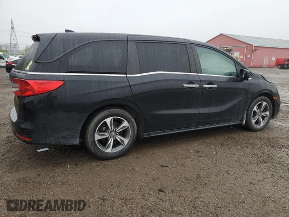 2018 Honda Odyssey z VIN 5FNRL6H40JB503183, wystawiony jako Copart lot #58013285 z przebiegiem 96 805 mil mil oraz Szkoda całkowita • Salvage title. Historia ofert i sprzedaży dostępna na DreamBid. Obrazek 3.