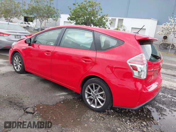 2016 Toyota Prius v Two with VIN JTDZN3EU8GJ041518, listed as a IAAI auction lot 41916830 with 106,526 mi miles. Bid and sale history available at carsss.com. Image 3.