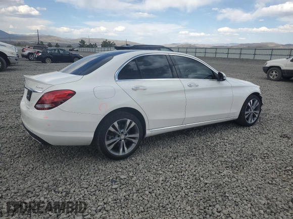 2016 Mercedes-Benz C 300 Luxury with VIN 55SWF4KB6GU100516, listed as a Copart auction lot 52235295 with 39,746 mi miles and Salvage Title. Bid and sale history available at DreamBid. Image 3.