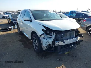 2021 Nissan Murano S с VIN 5N1AZ2AJ7MC135523, выставлен на аукционе IAAI как лот 41846253 с пробегом 46 648 миль миль и . История ставок и продаж доступна на DreamBid. Изображение 1.