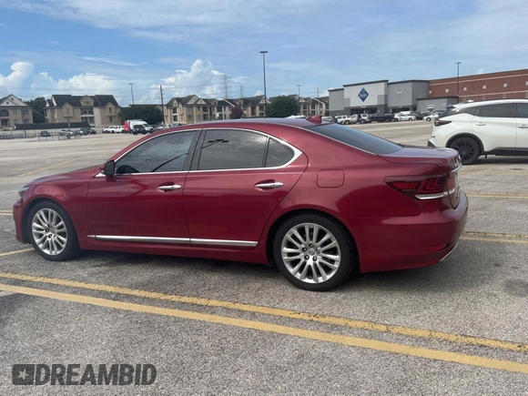 2015 Lexus LS 460 with VIN JTHBL5EF8F5135294, listed as a Copart auction lot 64402185 with 92,515 mi miles and Clean title. Bid and sale history available at DreamBid. Image 3.