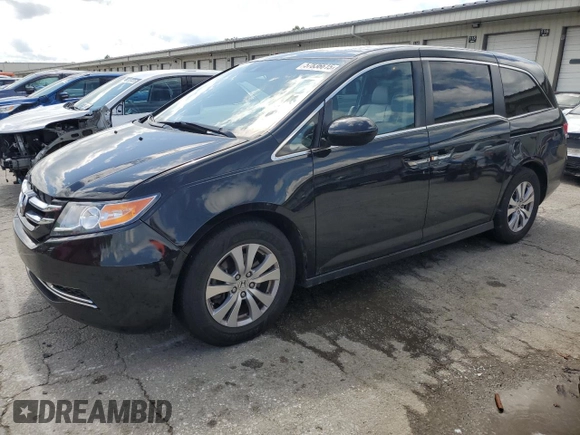 2016 Honda Odyssey EX-L z VIN 5FNRL5H68GB002126, wystawiony jako Copart lot #57836615 z przebiegiem 157 073 mil mil oraz Szkoda całkowita • Salvage title. Historia ofert i sprzedaży dostępna na DreamBid. Obrazek 1.
