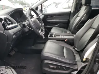 2021 Honda Odyssey Touring with VIN 5FNRL6H87MB033970, listed as a Copart auction lot 48928895 with 52,287 mi miles and Salvage Title. Bid and sale history available at carsss.com. Image 7.