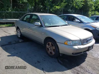 2000 Audi A4 with VIN WAUDH68D0YA171886, listed as a IAAI auction lot 42467383 with 84,850 mi miles and . Bid and sale history available at DreamBid. Image 1.