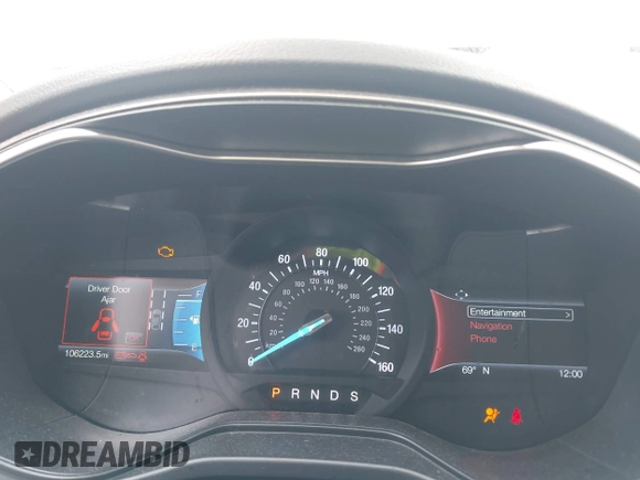 2019 Ford Fusion SE with VIN 3FA6P0HD1KR193748, listed as a IAAI auction lot 41889847 with 106,223 mi miles. Bid and sale history available at carsss.com. Image 7.