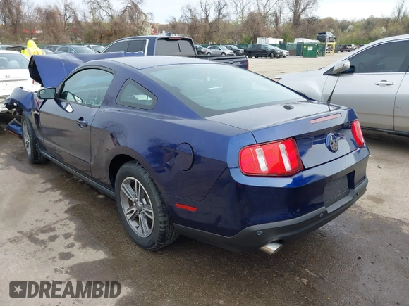 2012 Ford Mustang Premium with VIN 1ZVBP8AM5C5274805, listed as a IAAI auction lot 41934449 with 51,951 mi miles and . Bid and sale history available at DreamBid. Image 3.