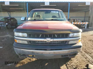 1999 Chevrolet Silverado 1500 LS with VIN 1GCEK14T3XZ135845, listed as a Copart auction lot 85611894 with 0 mi miles and Salvage Title. Bid and sale history available at carsss.com. Image 5.