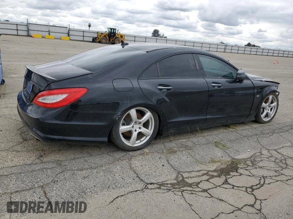 2012 Mercedes-Benz CLS 550 with VIN WDDLJ7DB8CA039888, listed as a Copart auction lot 50652995 with 167,075 mi miles and Salvage title. Bid and sale history available at DreamBid. Image 3.