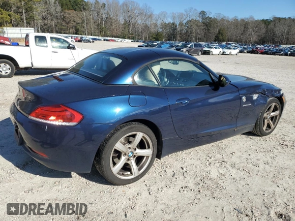 2013 BMW Z4 sDrive28i with VIN WBALL5C55DJ103887, listed as a Copart auction lot 85495214 with 115,860 mi miles and Salvage Title. Bid and sale history available at carsss.com. Image 3.