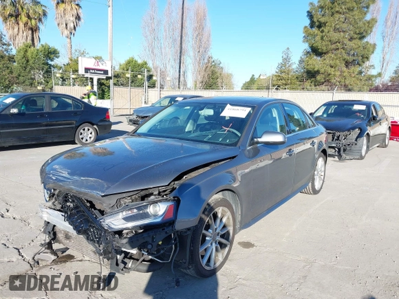 2014 Audi A4 Premium Plus with VIN WAUFFAFL3EN005183, listed as a IAAI auction lot 41868791 with 158,885 mi miles. Bid and sale history available at carsss.com. Image 6.
