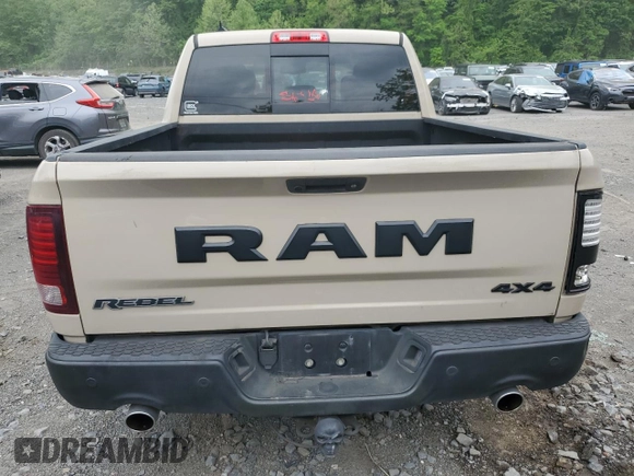 2017 Ram 1500 Rebel z VIN 1C6RR7YT0HS611836, wystawiony jako Copart lot #56943955 z przebiegiem 55 548 mil mil oraz Szkoda całkowita • Salvage title. Historia ofert i sprzedaży dostępna na DreamBid. Obrazek 6.