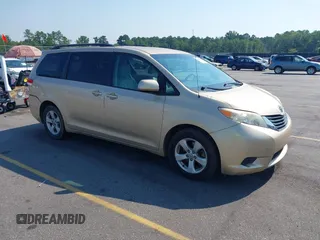 2012 Toyota Sienna LE AAS with VIN 5TDKK3DC0CS239963, listed as a IAAI auction lot 42550710 with 192,712 mi miles and . Bid and sale history available at DreamBid. Image 1.