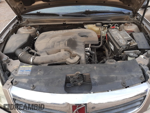2008 Saturn Aura XE with VIN 1G8ZS57B38F251880, listed as a Copart auction lot 46325800 with 167,590 mi miles and Salvage Title. Bid and sale history available at carsss.com. Image 7.