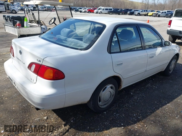 1998 Toyota Corolla VE with VIN 1NXBR18E5WZ081983, listed as a IAAI auction lot 41941472 with 164,536 mi miles and . Bid and sale history available at DreamBid. Image 4.