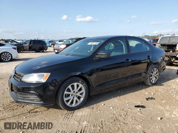 2015 Volkswagen Jetta SE с VIN 3VWD17AJXFM253697, выставлен на аукционе Copart как лот 56321465 с пробегом 106 696 миль миль и Чистый • Clean title. История ставок и продаж доступна на DreamBid. Изображение 1.