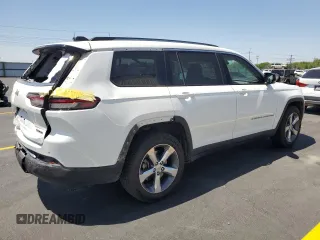 2021 Jeep Grand Cherokee Limited with VIN 1C4RJKBG5M8194882, listed as a Copart auction lot 58395065 with 76,633 mi miles and Salvage title. Bid and sale history available at DreamBid. Image 3.