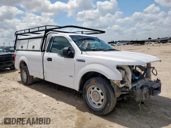 2016 Ford F-150 XL with VIN 1FTNF1CG0GKD81110, listed as a Copart auction lot 57208315 with 211,574 mi miles and Salvage title. Bid and sale history available at DreamBid. Image 4.