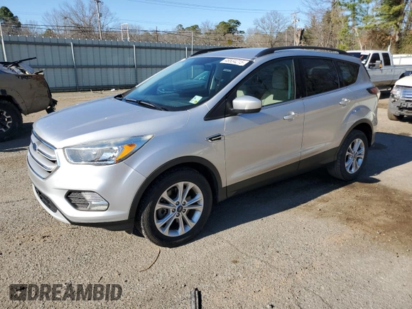 2018 Ford Escape SE with VIN 1FMCU0G90JUC13607, listed as a Copart auction lot 46534215 with 131,633 mi miles and Salvage Title. Bid and sale history available at carsss.com. Image 1.