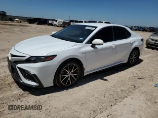 2023 Toyota Camry SE with VIN 4T1G11AK4PU822655, listed as a Copart auction lot 56684095 with 48,044 mi miles and Salvage title. Bid and sale history available at DreamBid. Image 1.