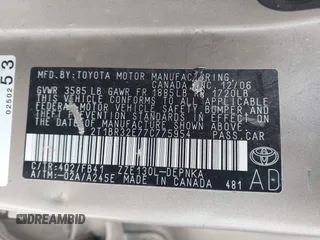 2007 Toyota Corolla CE with VIN 2T1BR32E77C775954, listed as a IAAI auction lot 41935224 with Not Provided miles and . Bid and sale history available at DreamBid. Image 9.