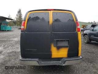 2013 Chevrolet Express Cargo Van with VIN 1GCWGGCA7D1149329, listed as a Copart auction lot 85995564 with 136,420 mi miles and Clean Title. Bid and sale history available at carsss.com. Image 6.