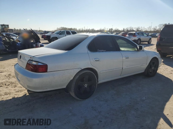2003 Acura TL Type S with VIN 19UUA56803A050969, listed as a Copart auction lot 42134015 with 167,322 mi miles and Salvage Title. Bid and sale history available at carsss.com. Image 3.