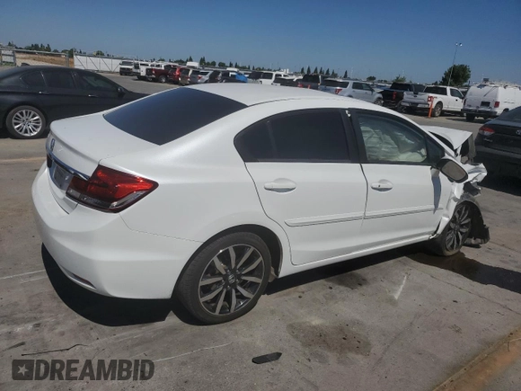 2015 Honda Civic EX-L z VIN 19XFB2F96FE244516, wystawiony jako Copart lot #58166914 z przebiegiem Nie podano mil oraz Szkoda całkowita • Salvage title. Historia ofert i sprzedaży dostępna na DreamBid. Obrazek 3.