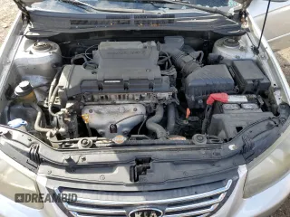2009 Kia Spectra EX with VIN KNAFE221695615873, listed as a Copart auction lot 67671454 with 135,300 mi miles and Salvage Title. Bid and sale history available at carsss.com. Image 11.