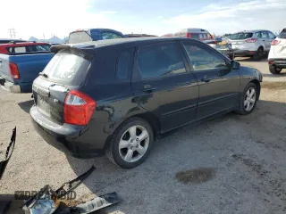 2008 Kia Spectra with VIN KNAFE161485015792, listed as a Copart auction lot 50378905 with 162,100 mi miles and Salvage Title. Bid and sale history available at carsss.com. Image 3.