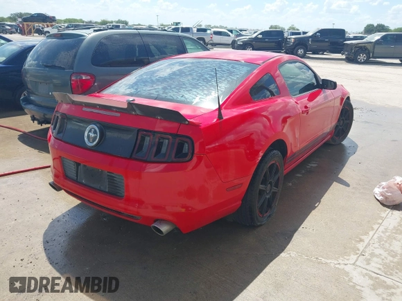 2014 Ford Mustang V6 with VIN 1ZVBP8AM1E5201949, listed as a IAAI auction lot 42505831 with 150,236 mi miles and . Bid and sale history available at DreamBid. Image 4.
