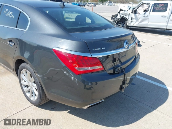 2014 Buick LaCrosse Leather with VIN 1G4GB5G32EF154876, listed as a IAAI auction lot 42093419 with 173,389 mi miles. Bid and sale history available at carsss.com. Image 6.