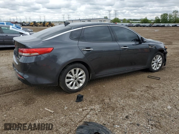 2017 Kia Optima EX with VIN 5XXGU4L35HG142838, listed as a Copart auction lot 57722595 with 132,729 mi miles and Salvage title. Bid and sale history available at DreamBid. Image 3.