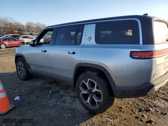 2023 Rivian R1S Adventure with VIN 7PDSGABAXPN008547, listed as a Copart auction lot 89061955 with 24,454 mi miles and Salvage Title. Bid and sale history available at carsss.com. Image 2.