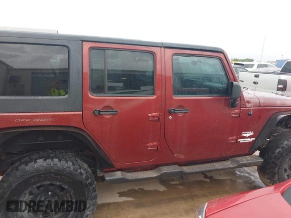 2007 Jeep Wrangler Unlimited Sahara with VIN 1J4GB59197L142223, listed as a IAAI auction lot 42025639 with 155,274 mi miles and . Bid and sale history available at DreamBid. Image 13.