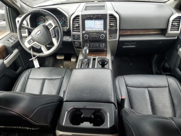 2019 Ford F-150 XL with VIN 1FTEW1E40KFC80332, listed as a Copart auction lot 50628765 with 37,897 mi miles and Salvage Title. Bid and sale history available at carsss.com. Image 8.