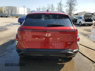 2024 Hyundai Kona SEL with VIN KM8HCCAB4RU047092, listed as a Copart auction lot 54319195 with 12,924 mi miles and Salvage Title. Bid and sale history available at carsss.com. Image 6.
