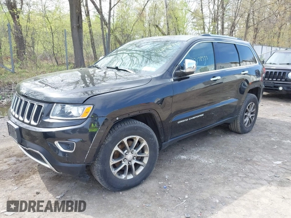 2014 Jeep Grand Cherokee Limited with VIN 1C4RJFBG9EC258590, listed as a IAAI auction lot 42178333 with 125,861 mi miles and . Bid and sale history available at DreamBid. Image 2.
