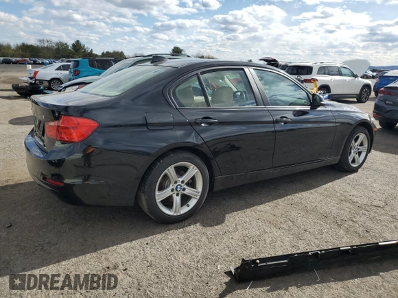 2015 BMW 3 Series 328i xDrive with VIN WBA3B5C52FF960001, listed as a Copart auction lot 52235695 with 80,950 mi miles and Salvage Title. Bid and sale history available at carsss.com. Image 3.
