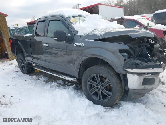 2018 Ford F-150 XL with VIN 1FTFX1E5XJFB98343, listed as a IAAI auction lot 41315970 with 102,334 mi miles. Bid and sale history available at carsss.com. Image 1.